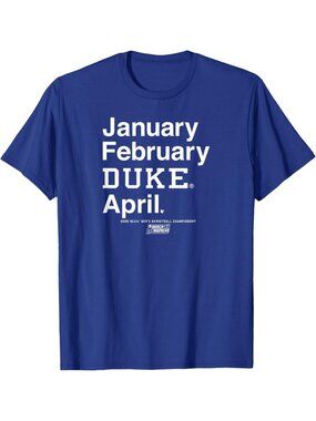 2025 March Madness Basketball T-Shirts & Tees for Men & Women - Duke Blue Devils